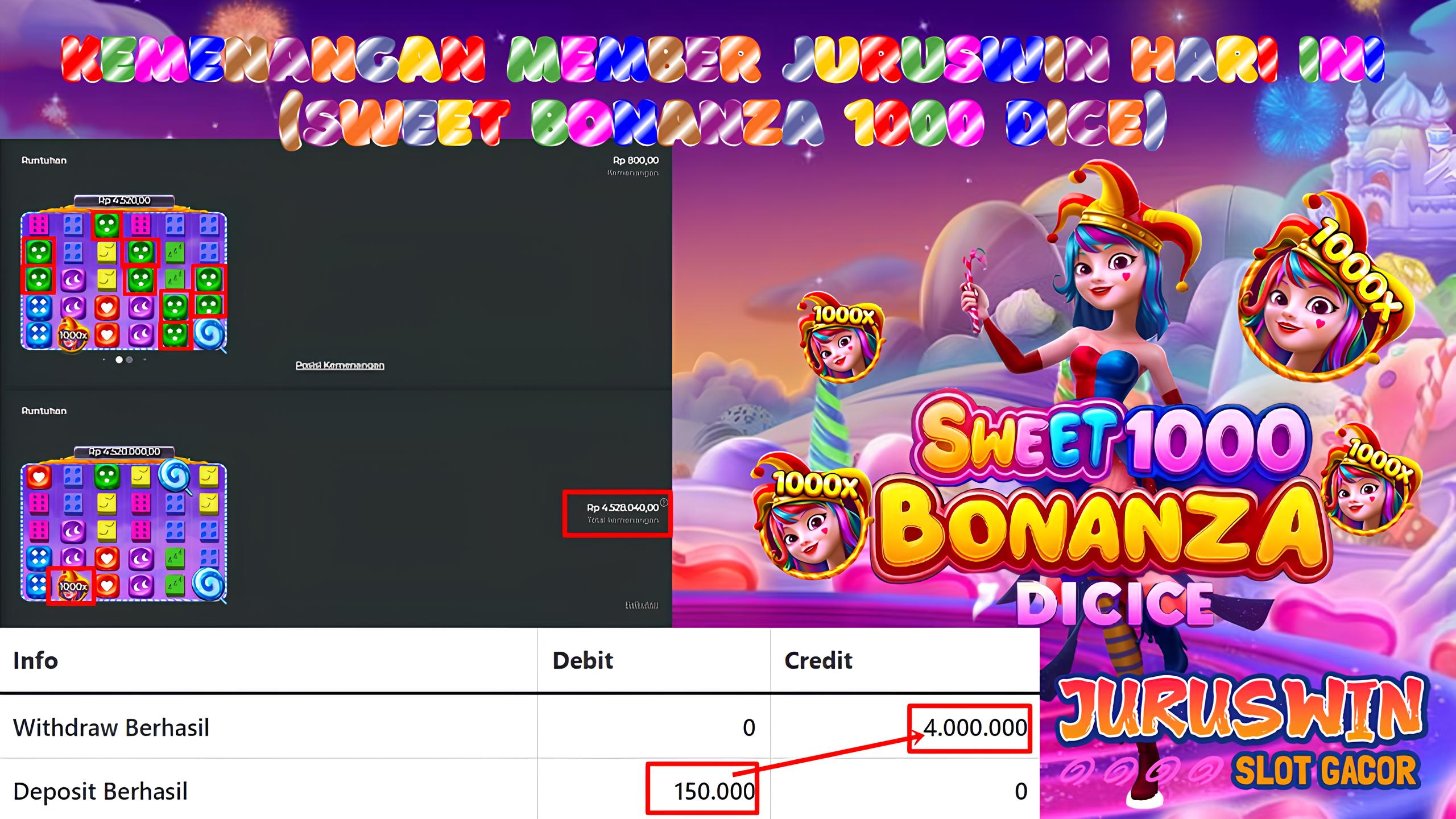 SWEET 1000 BONANZA DICICE